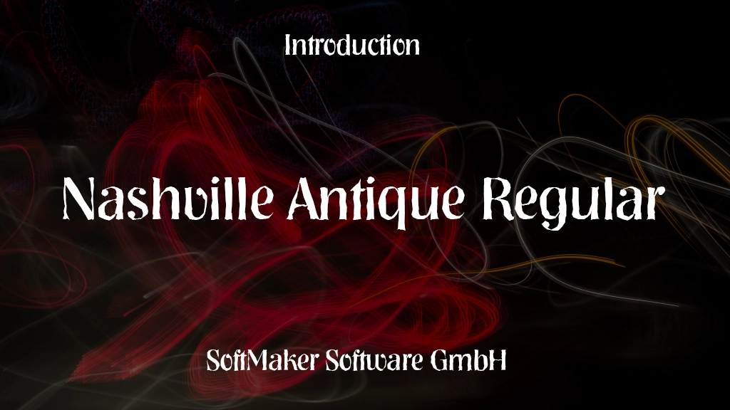 Nashville Antique Regular Font | Free Font Download | Download Thousands of Fonts for Free Sample Image