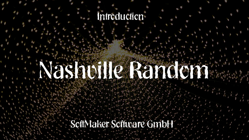 Nashville Random Font | Free Font Download | Download Thousands of Fonts for Free Sample Image