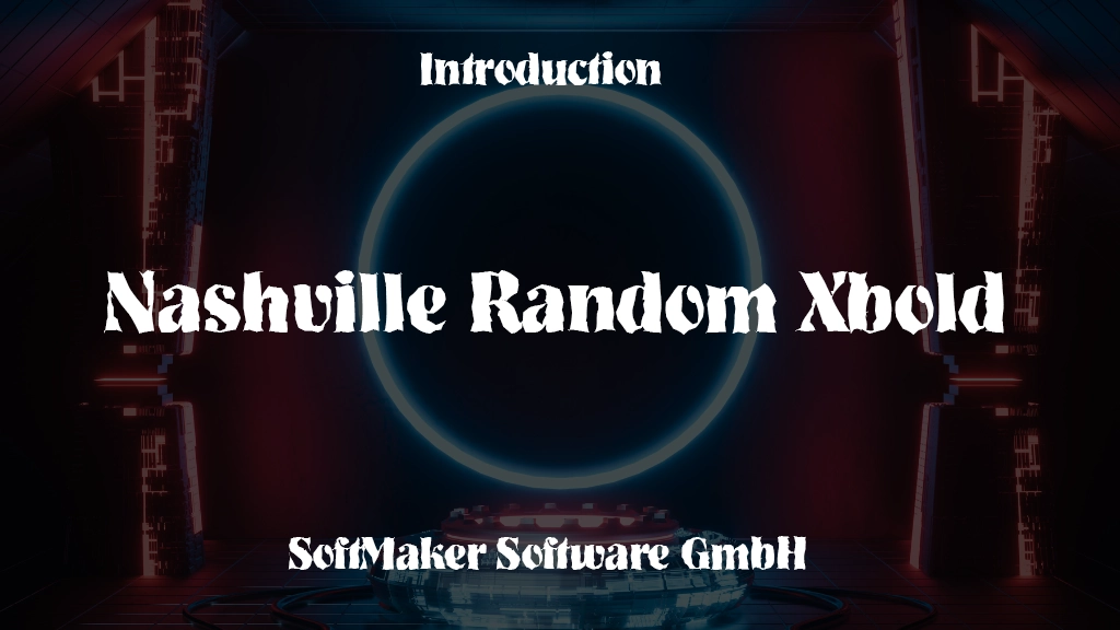 Nashville Random Xbold Font | Free Font Download | Download Thousands of Fonts for Free Sample Image