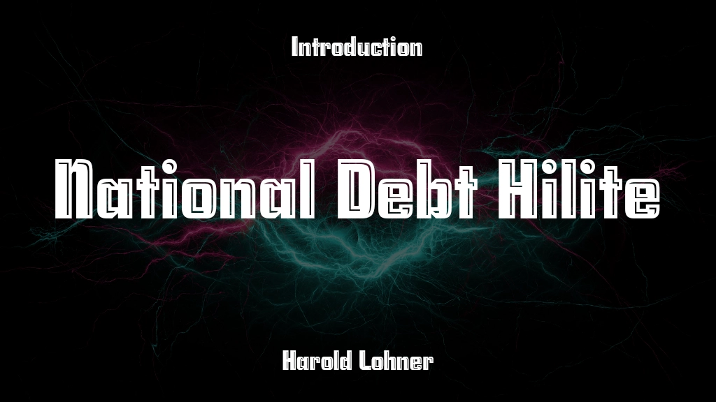 National Debt Hilite Font | Free Font Download | Download Thousands of Fonts for Free Sample Image