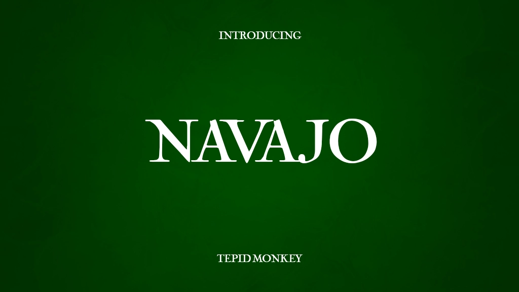 Navajo Font | Free Font Download | Download Thousands of Fonts for Free Sample Image