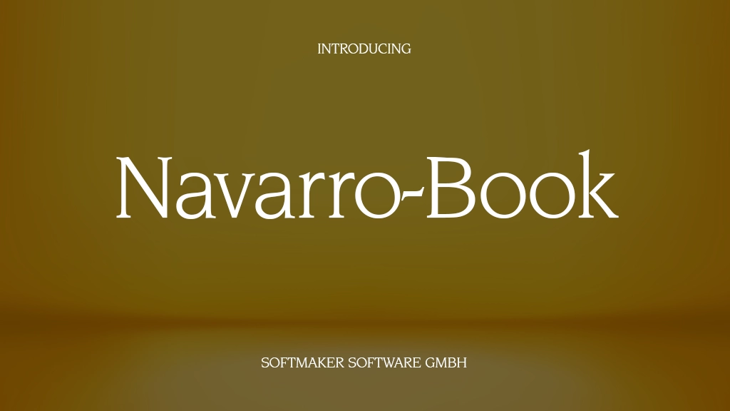 Navarro-Book Font | Free Font Download | Download Thousands of Fonts for Free Sample Image