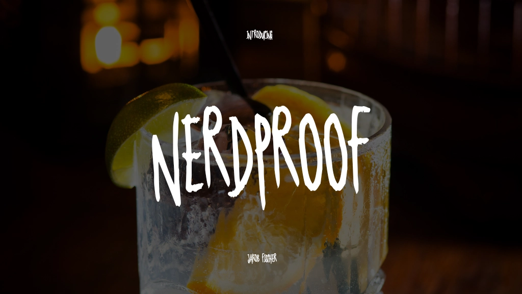 Nerdproof Font | Free Font Download | Download Thousands of Fonts for Free Sample Image