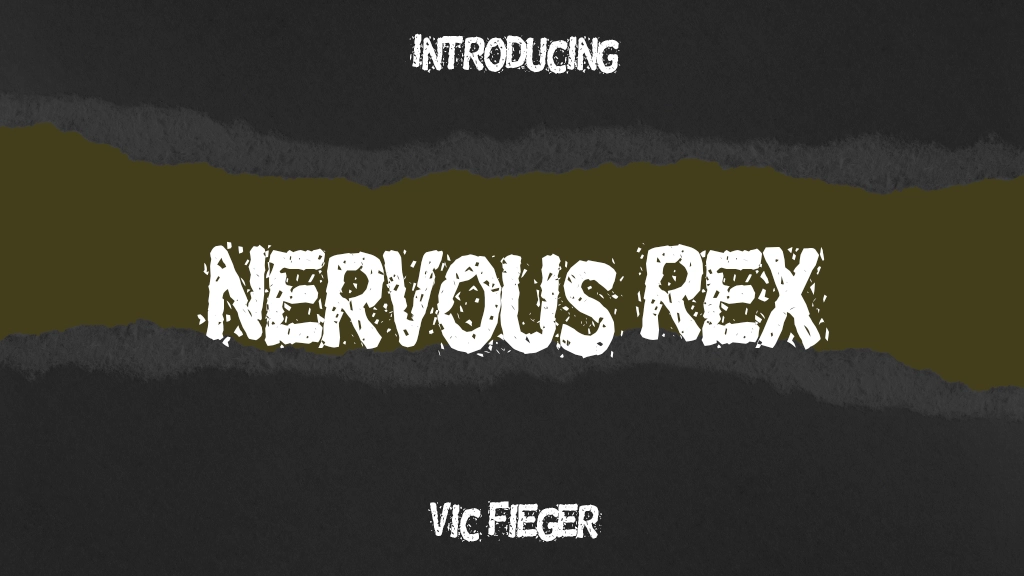 Nervous Rex Font | Free Font Download | Download Thousands of Fonts for Free Sample Image