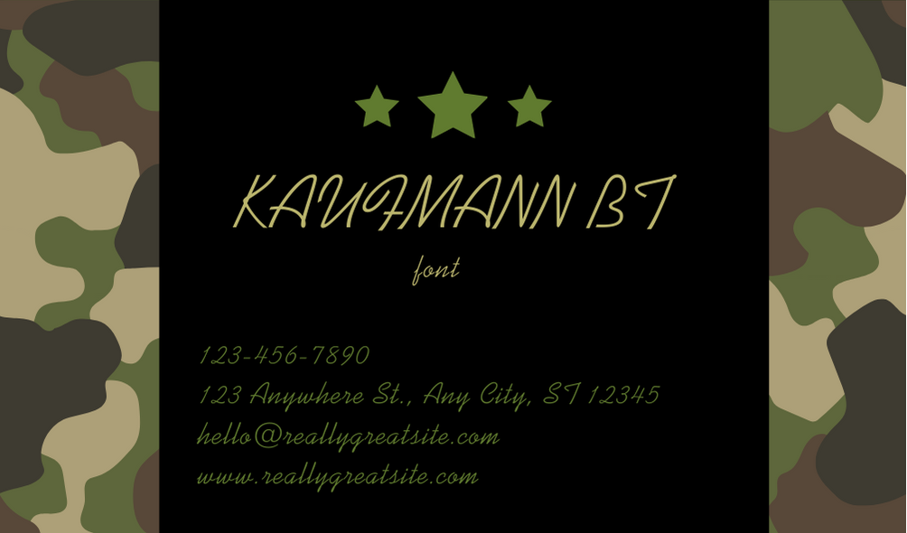 Kaufmann BT Font | Free Font Download | Download Thousands of Fonts for Free Sample Image