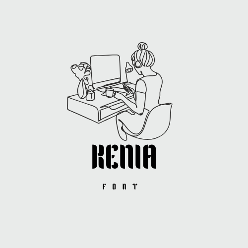 Kenia Font | Free Font Download | Download Thousands of Fonts for Free Sample Image
