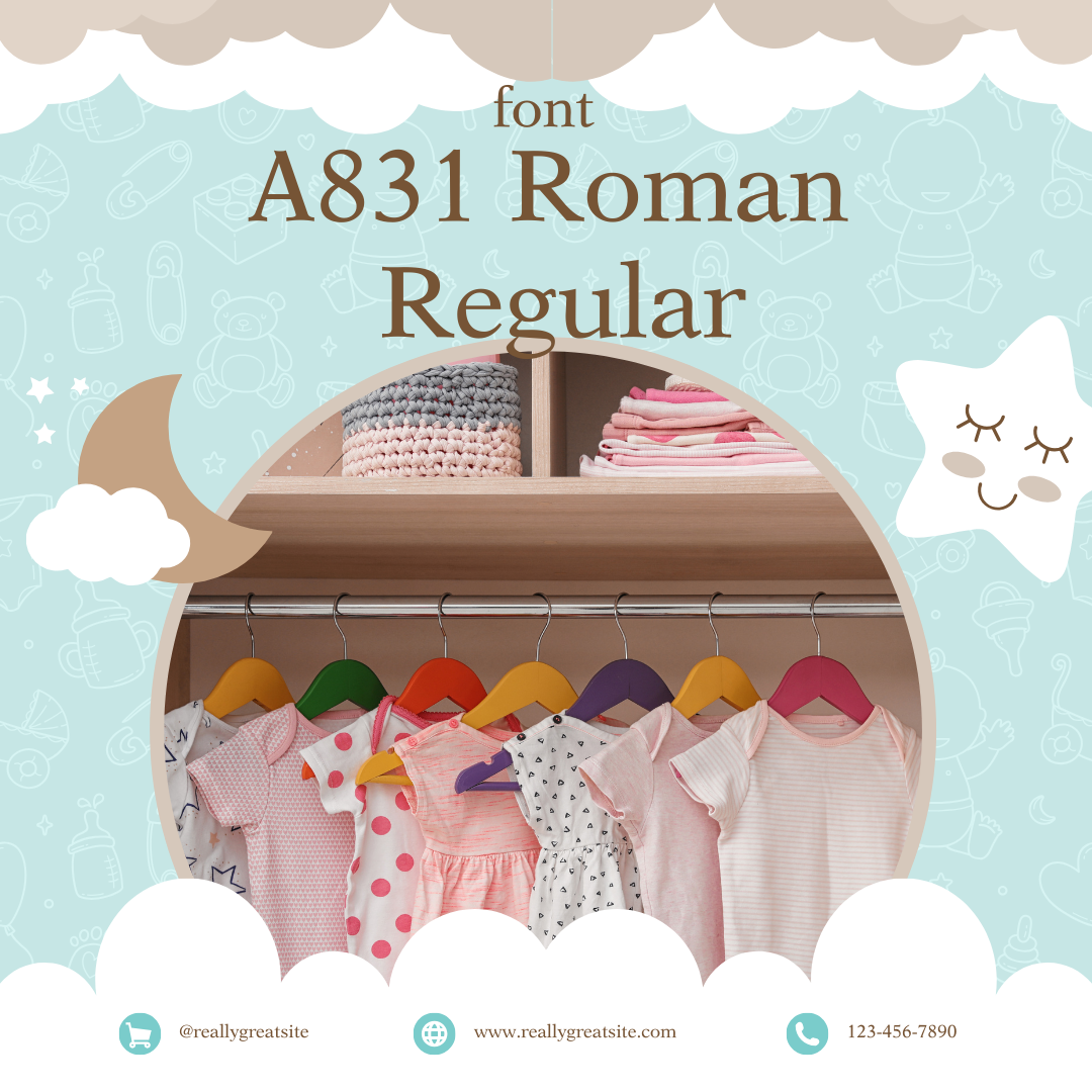 A831 Roman Regular Font | Free Font Download | Download Thousands of Fonts for Free Sample Image