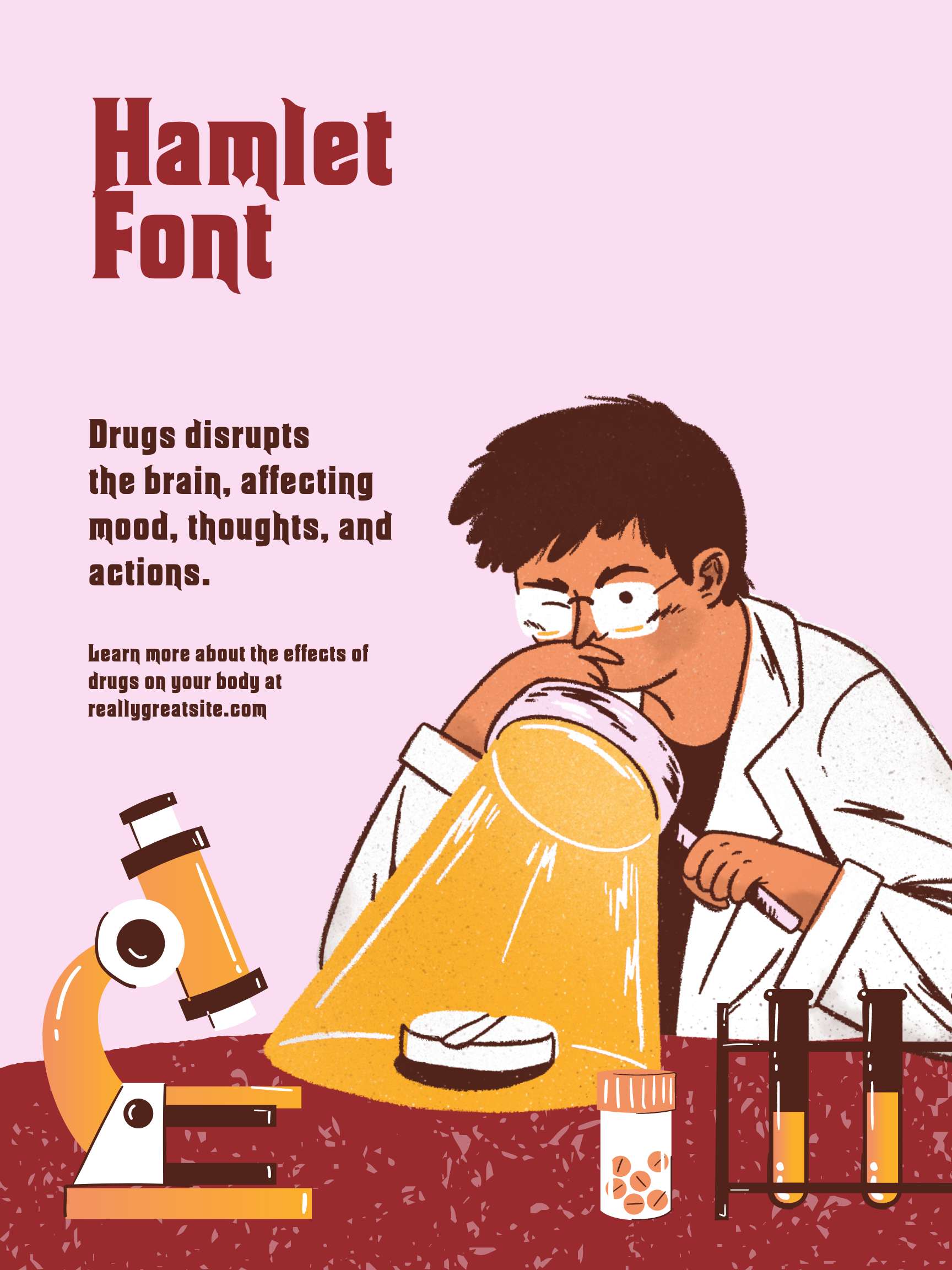 Hamlet Font | Free Font Download | Download Thousands of Fonts for Free Sample Image