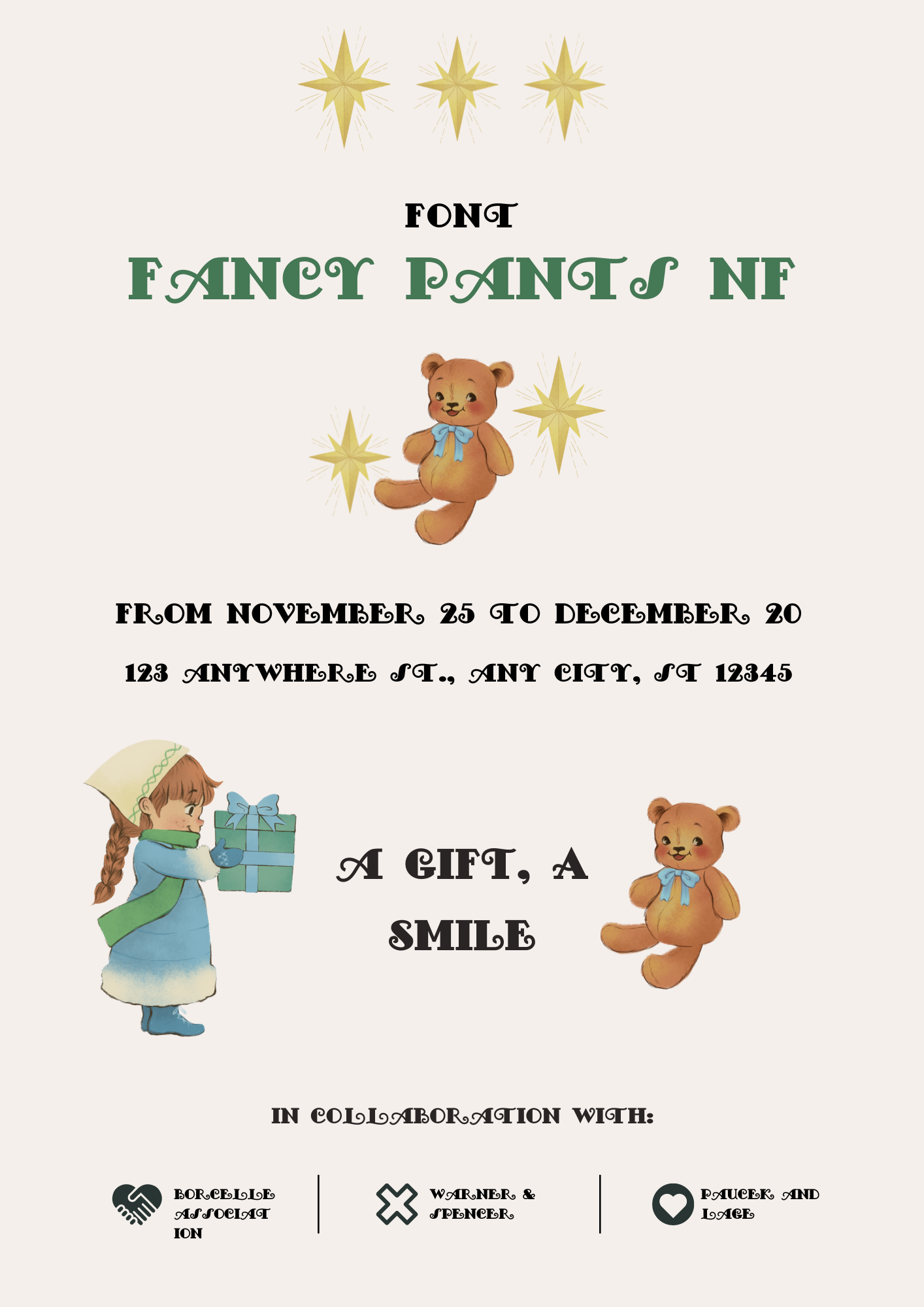 Fancy Pants NF Font | Free Font Download | Download Thousands of Fonts for Free Sample Image
