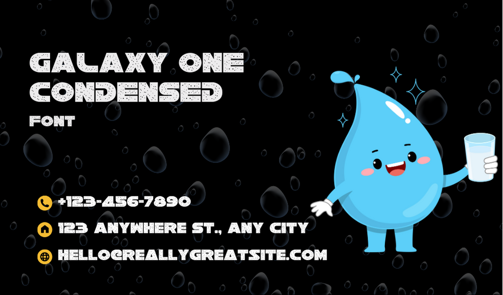 Galaxy One Condensed Font | Free Font Download | Download Thousands of Fonts for Free Sample Image