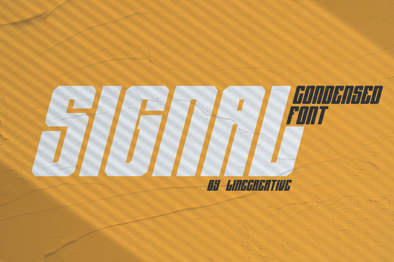 AJ Signal Font | Free Font Download | Download Thousands of Fonts for Free Sample Image