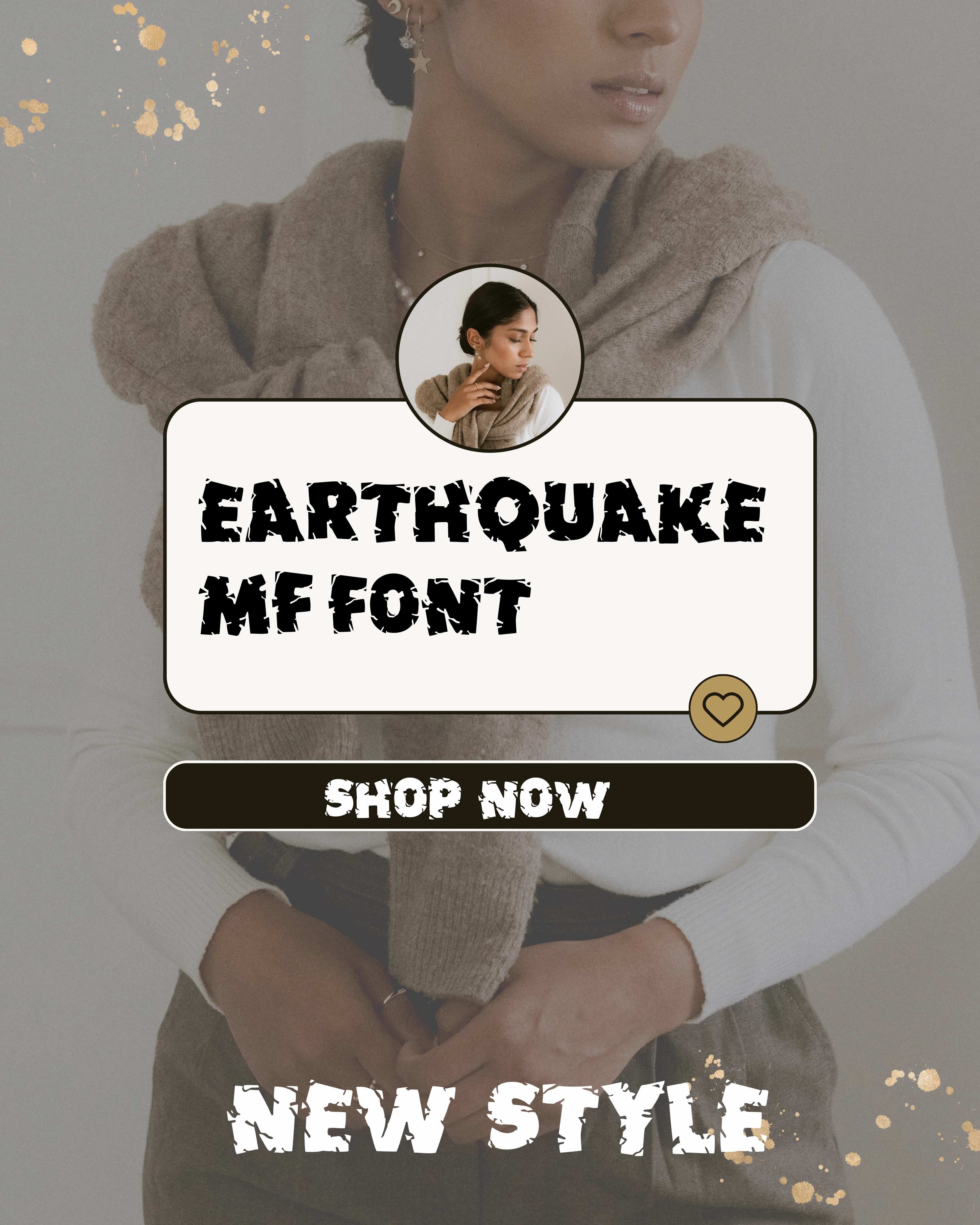 Earthquake MF Font | Free Font Download | Download Thousands of Fonts for Free Sample Image
