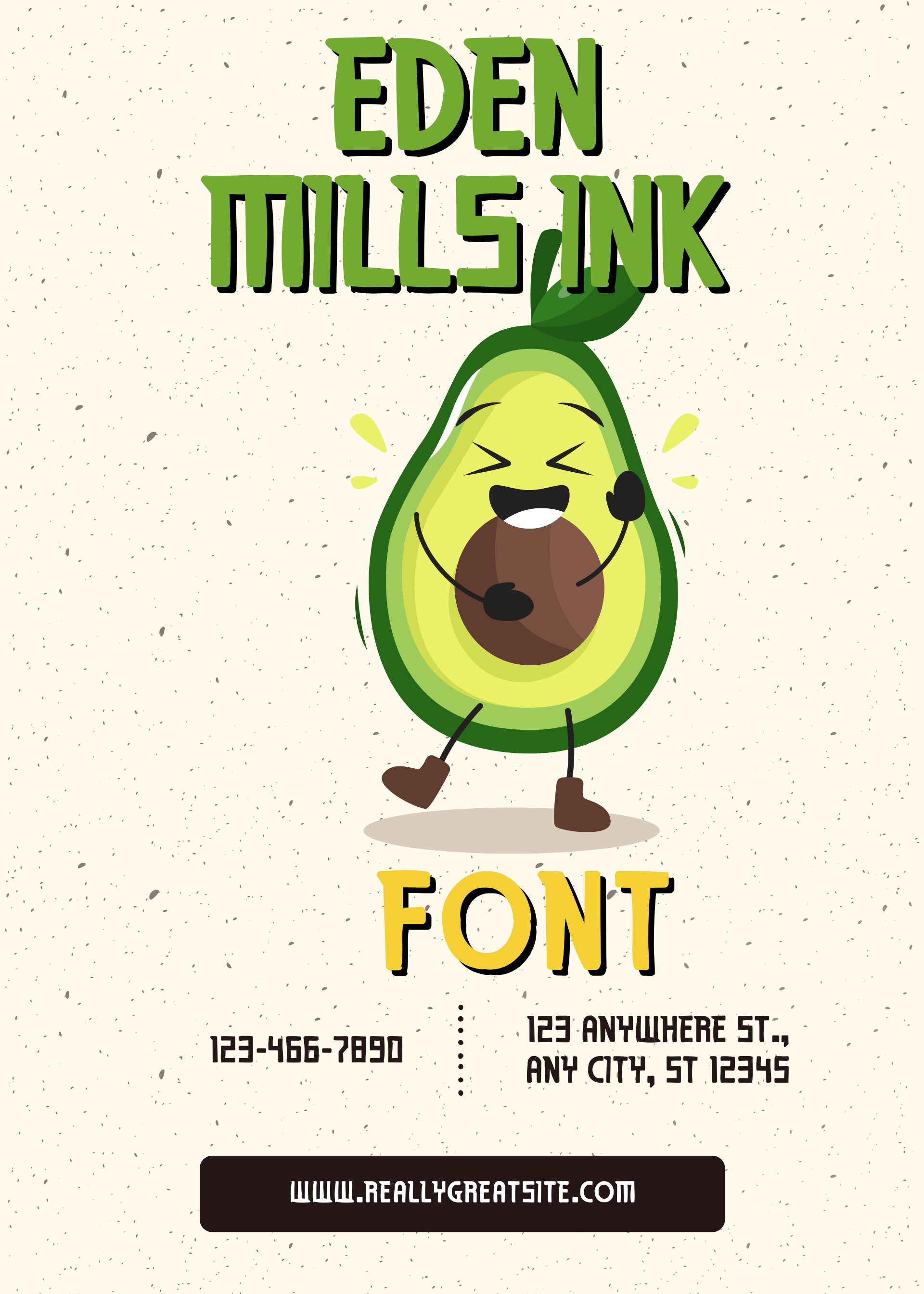 Eden Mills Ink Font | Free Font Download | Download Thousands of Fonts for Free Sample Image