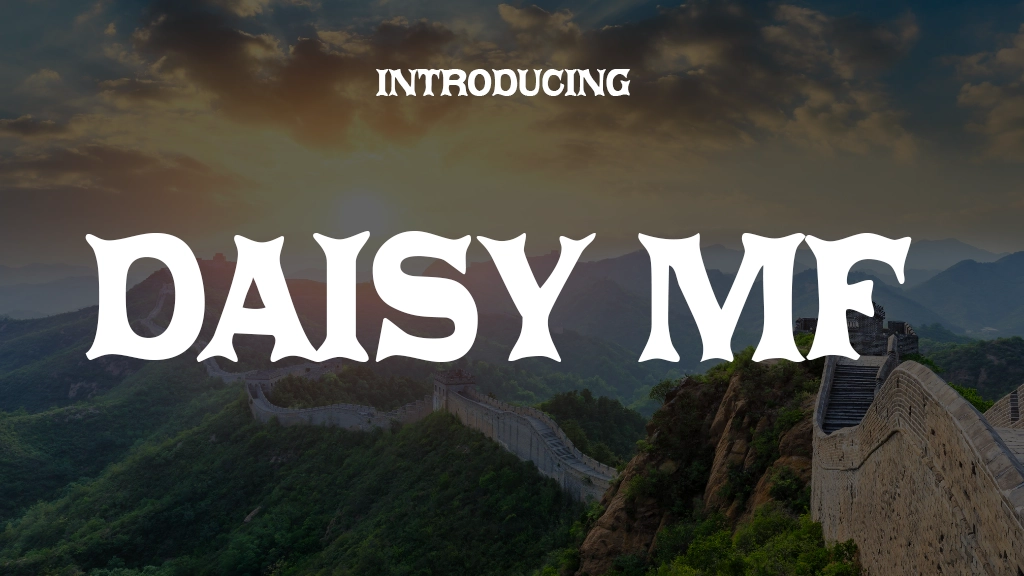 Daisy MF Font | Free Font Download | Download Thousands of Fonts for Free Sample Image