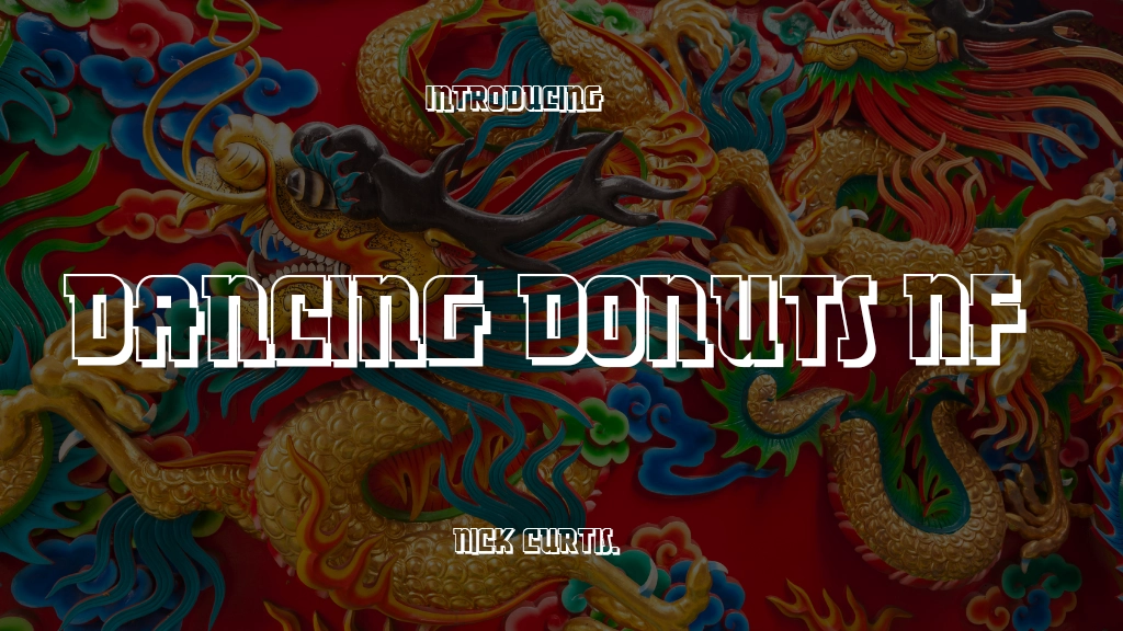 Dancing Donuts NF Font | Free Font Download | Download Thousands of Fonts for Free Sample Image