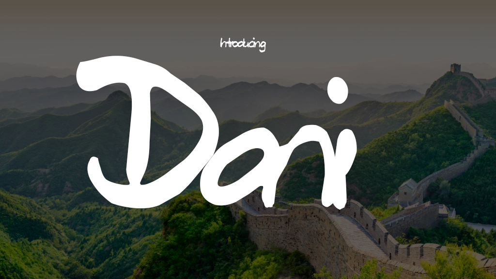 Dani Font | Free Font Download | Download Thousands of Fonts for Free Sample Image