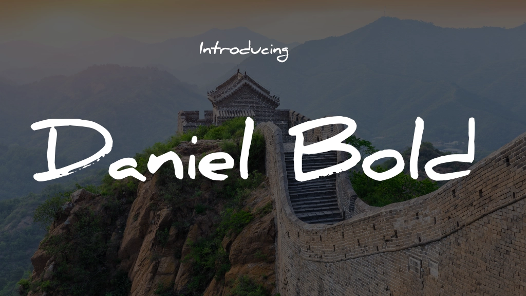 Daniel Bold Font | Free Font Download | Download Thousands of Fonts for Free Sample Image