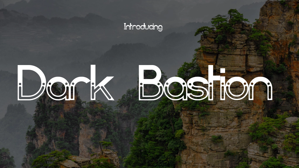 Dark Bastion Font | Free Font Download | Download Thousands of Fonts for Free Sample Image