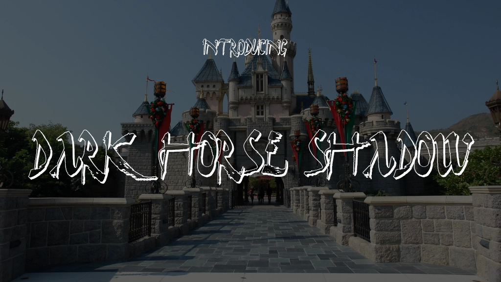 Dark Horse Shadow Font | Free Font Download | Download Thousands of Fonts for Free Sample Image