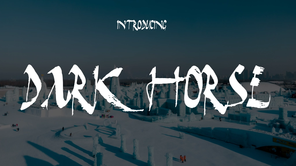 Dark Horse Font | Free Font Download | Download Thousands of Fonts for Free Sample Image
