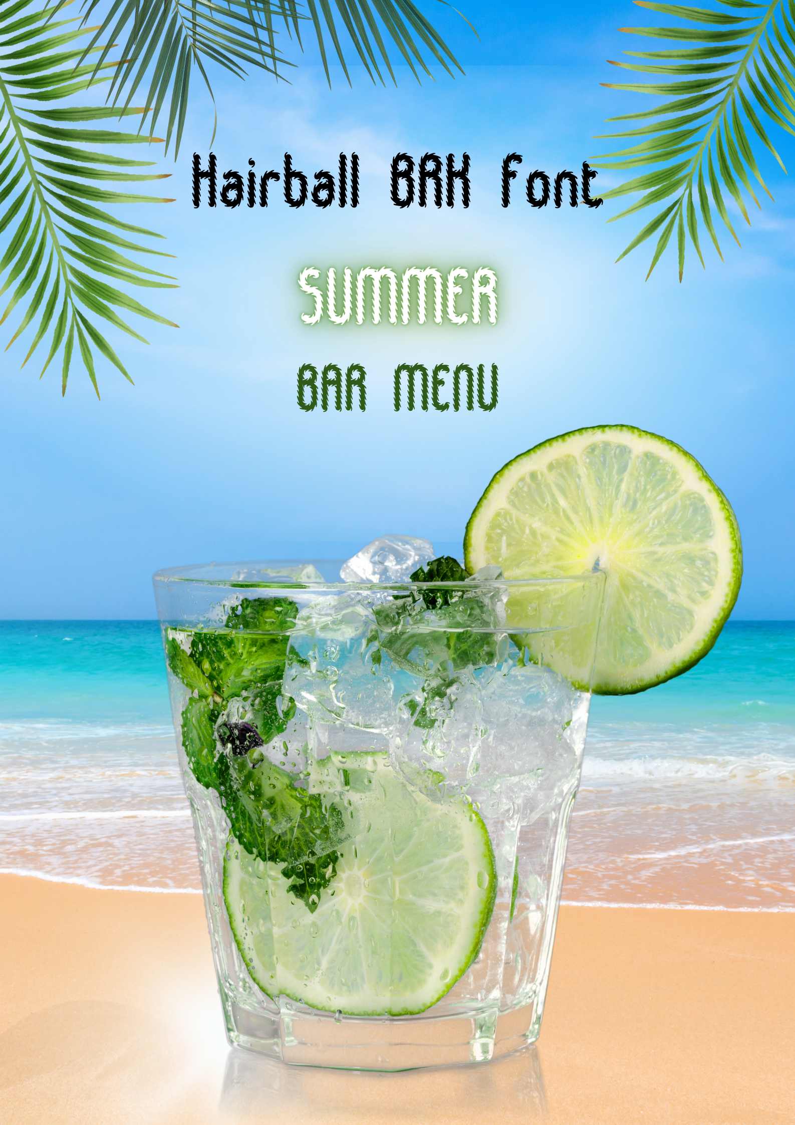 Hairball BRK Font | Free Font Download | Download Thousands of Fonts for Free Sample Image