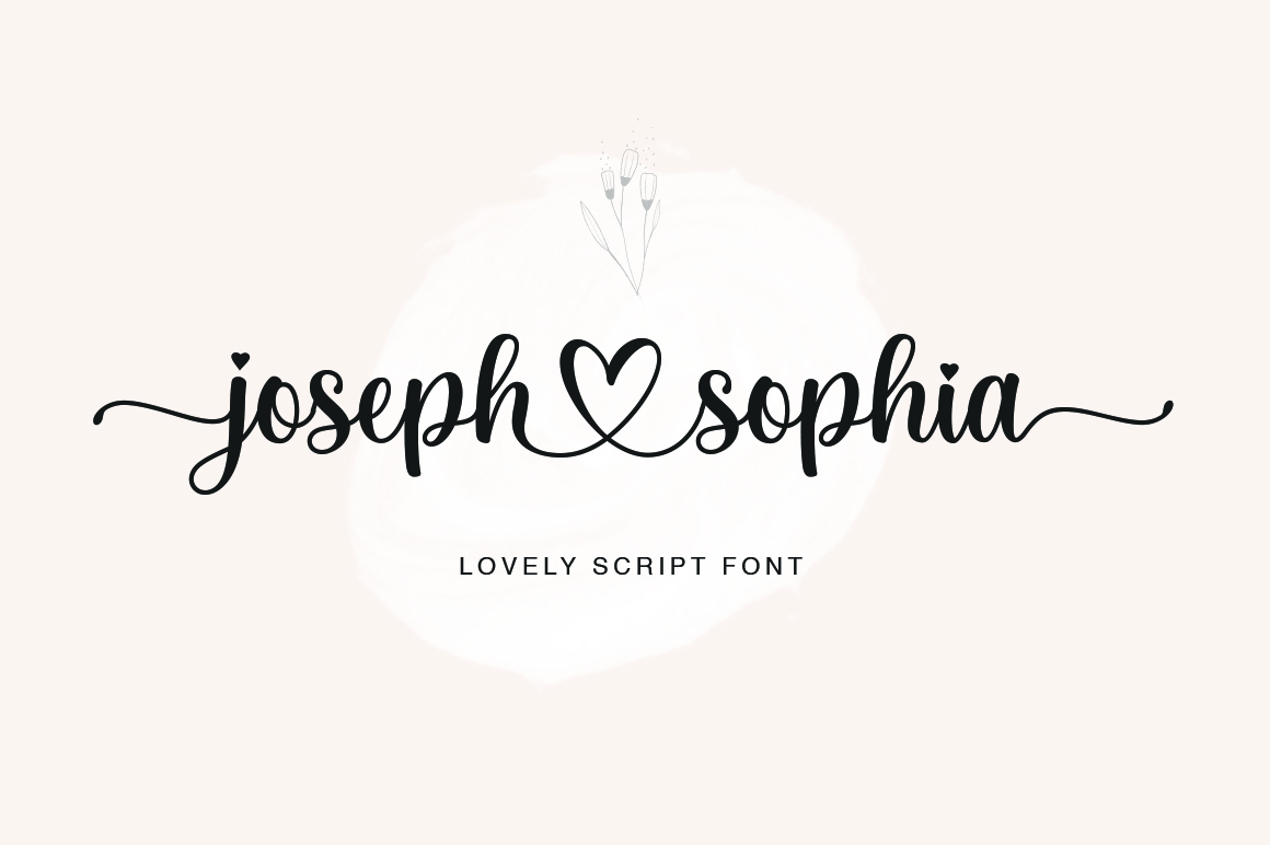 Joseph Sophia Regular Font | Free Font Download | Download Thousands of Fonts for Free Sample Image