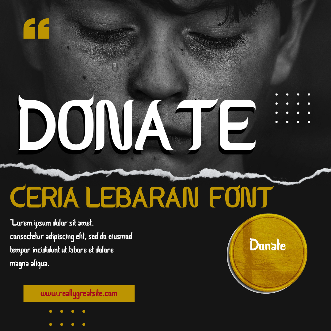 Ceria Lebaran Font | Free Font Download | Download Thousands of Fonts for Free Sample Image