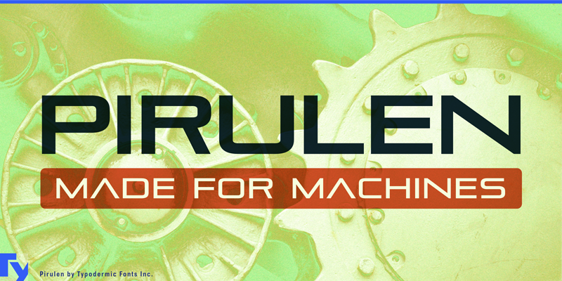 Pirulen Regular Font | Free Font Download | Download Thousands of Fonts for Free Sample Image