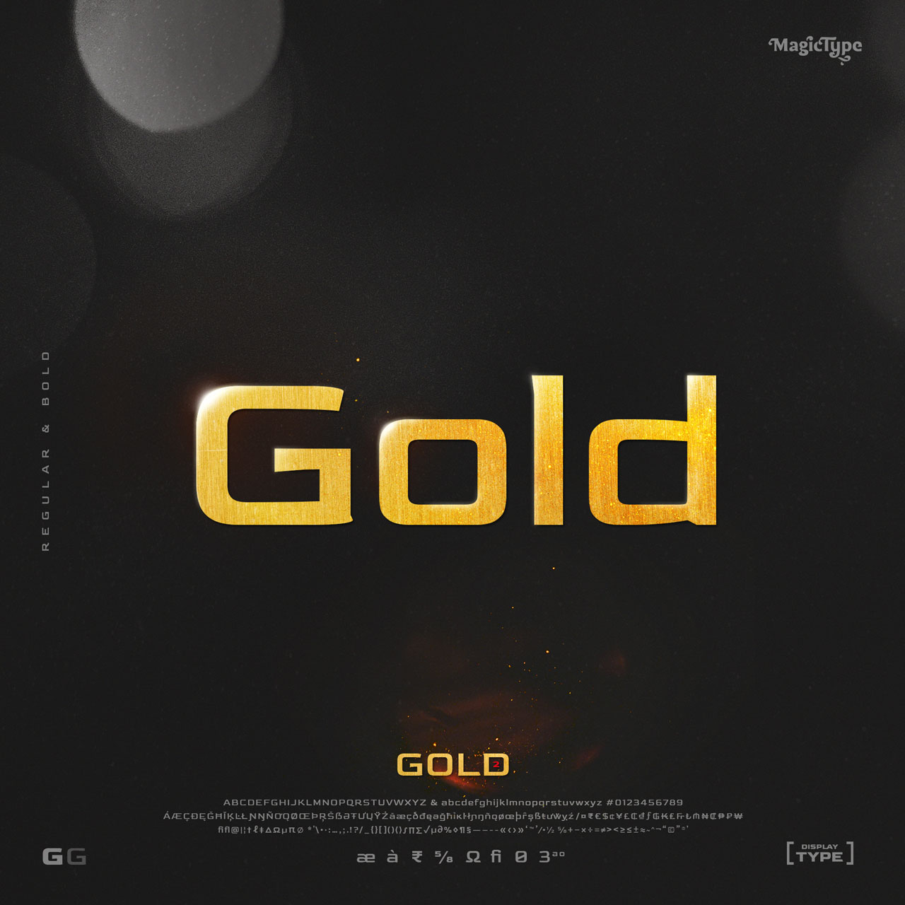 Gold Regular Font | Free Font Download | Download Thousands of Fonts for Free Sample Image