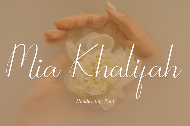 Mia Khalifah Regular Font | Free Font Download | Download Thousands of Fonts for Free Sample Image