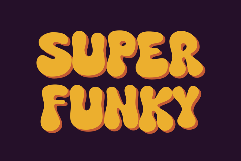 Super Funky Regular Font | Free Font Download | Download Thousands of Fonts for Free Sample Image