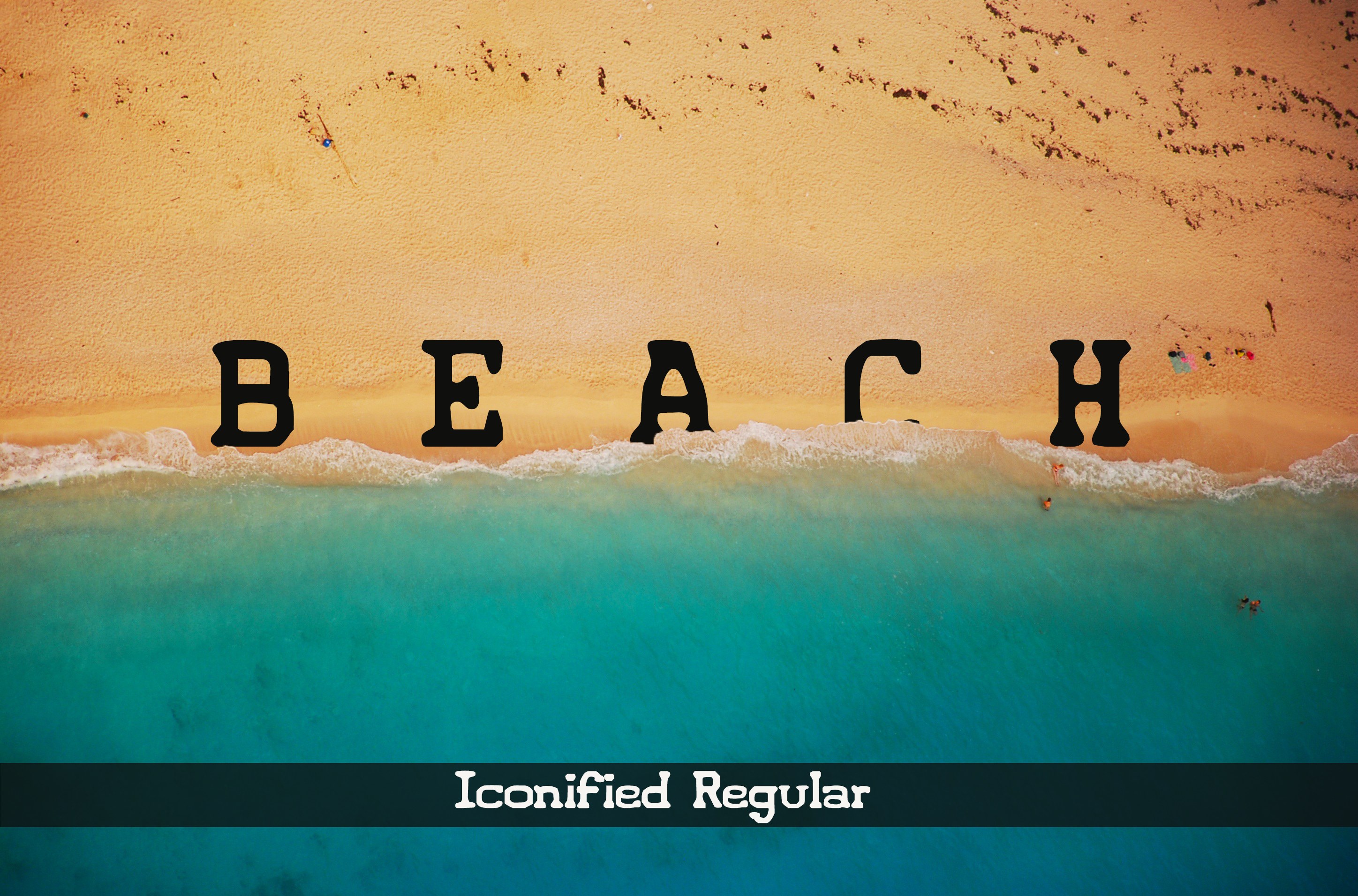 Iconified Font | Free Font Download | Download Thousands of Fonts for Free Sample Image