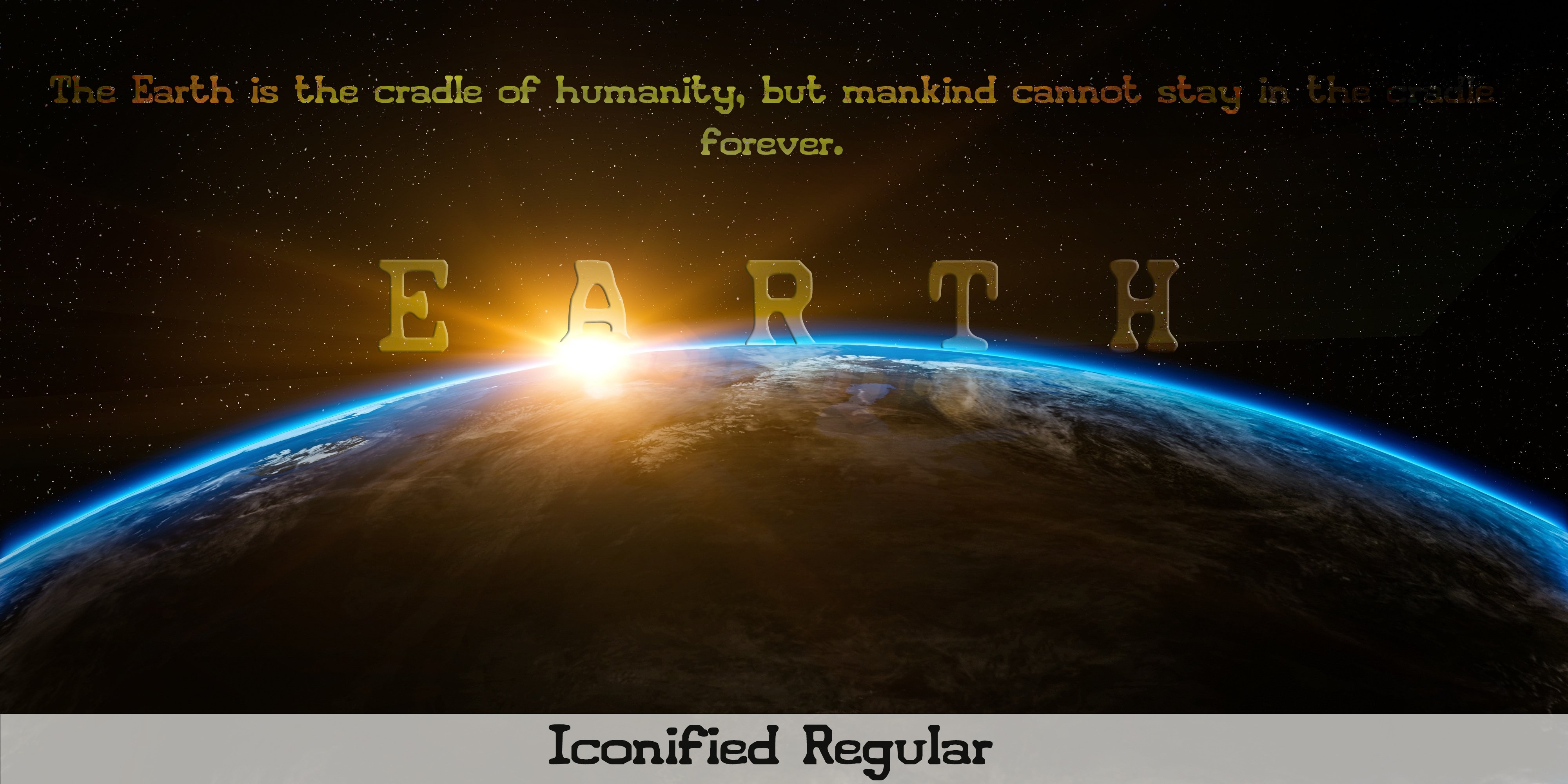 Iconified Font | Free Font Download | Download Thousands of Fonts for Free Sample Image