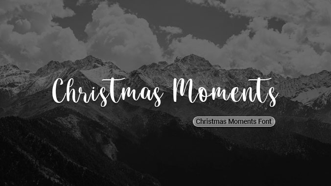 Christmas Moments Font | Free Font Download | Download Thousands of Fonts for Free Sample Image