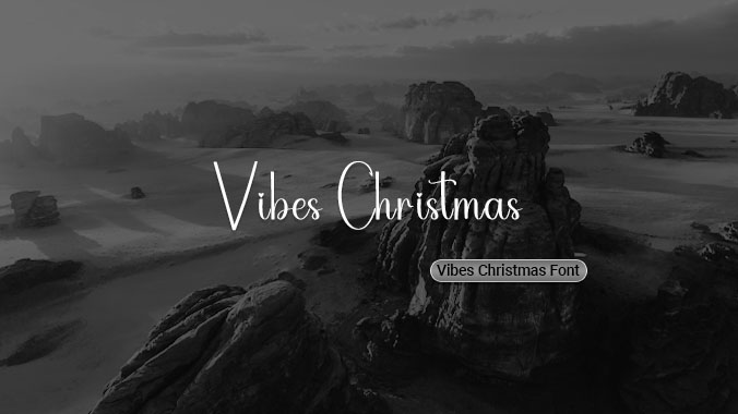 Vibes Christmas Font | Free Font Download | Download Thousands of Fonts for Free Sample Image