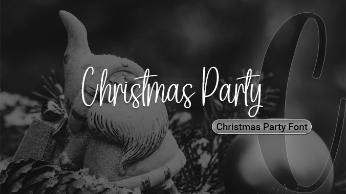 Christmas Party Font | Free Font Download | Download Thousands of Fonts for Free Sample Image