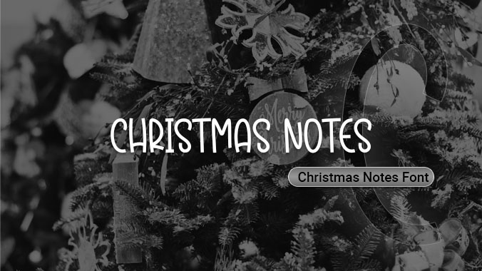 Christmas Notes Font | Free Font Download | Download Thousands of Fonts for Free Sample Image