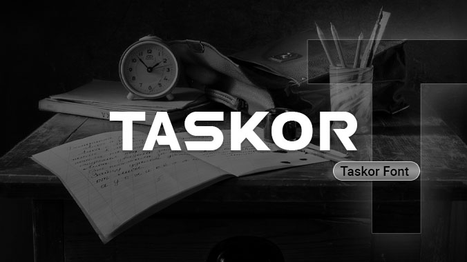 Taskor Demo Fonte | Download de fonte grátis | Baixe milhares de fontes de graça Sample Image