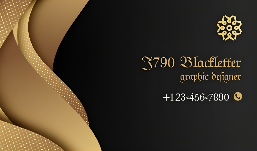 J790 Blackletter Regular Font | Free Font Download | Download Thousands of Fonts for Free Sample Image