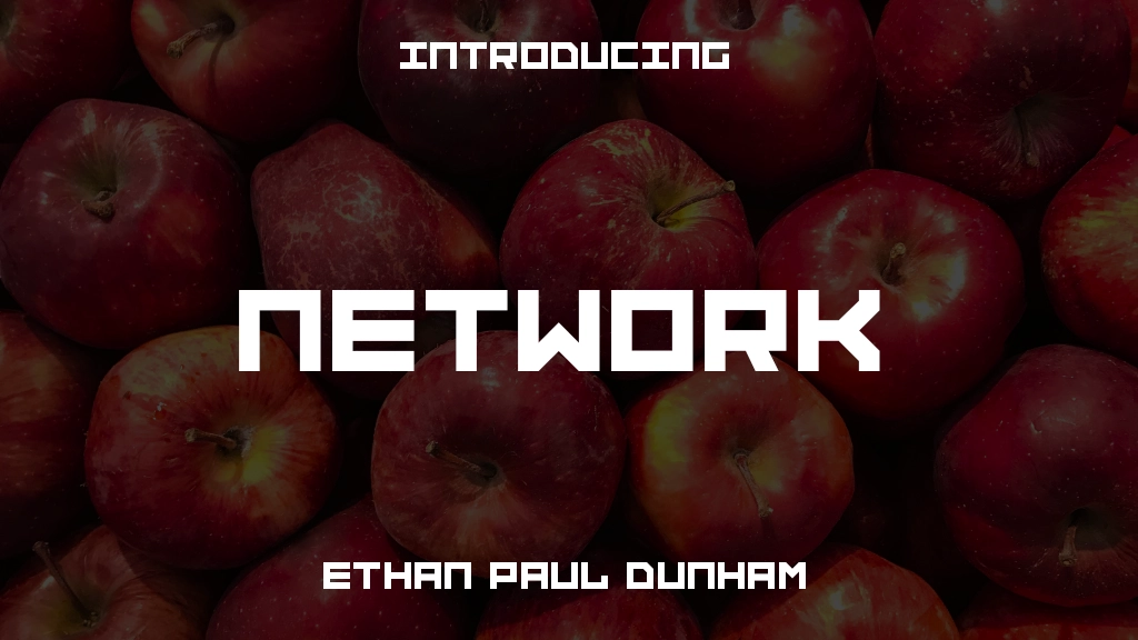 Network Font | Free Font Download | Download Thousands of Fonts for Free Sample Image