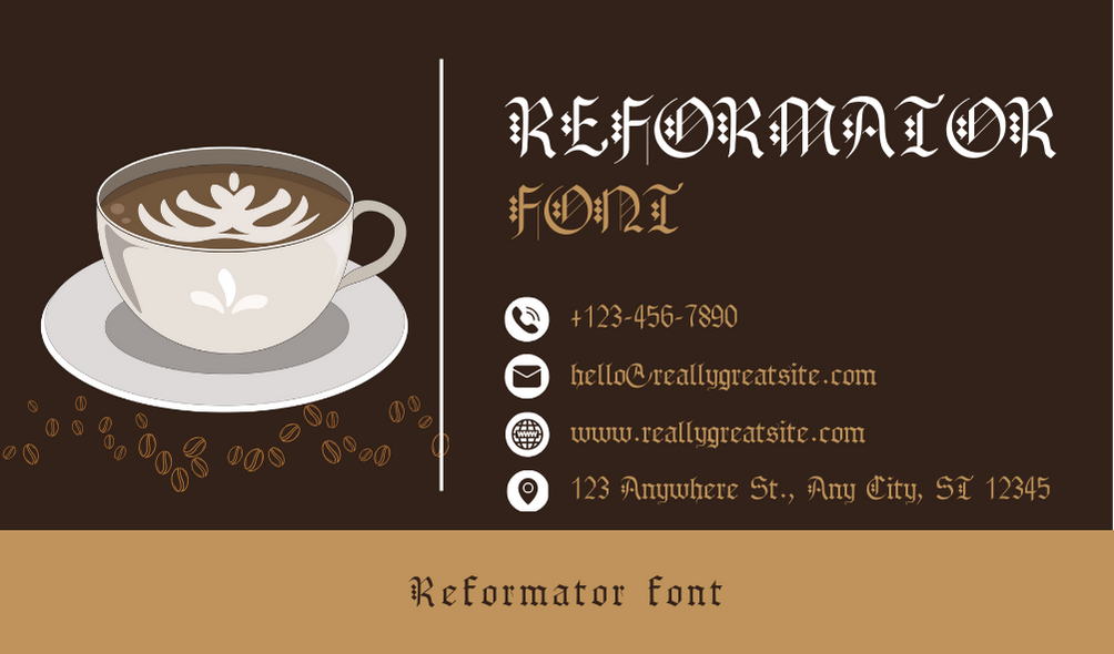 Reformator Font | Free Font Download | Download Thousands of Fonts for Free Sample Image