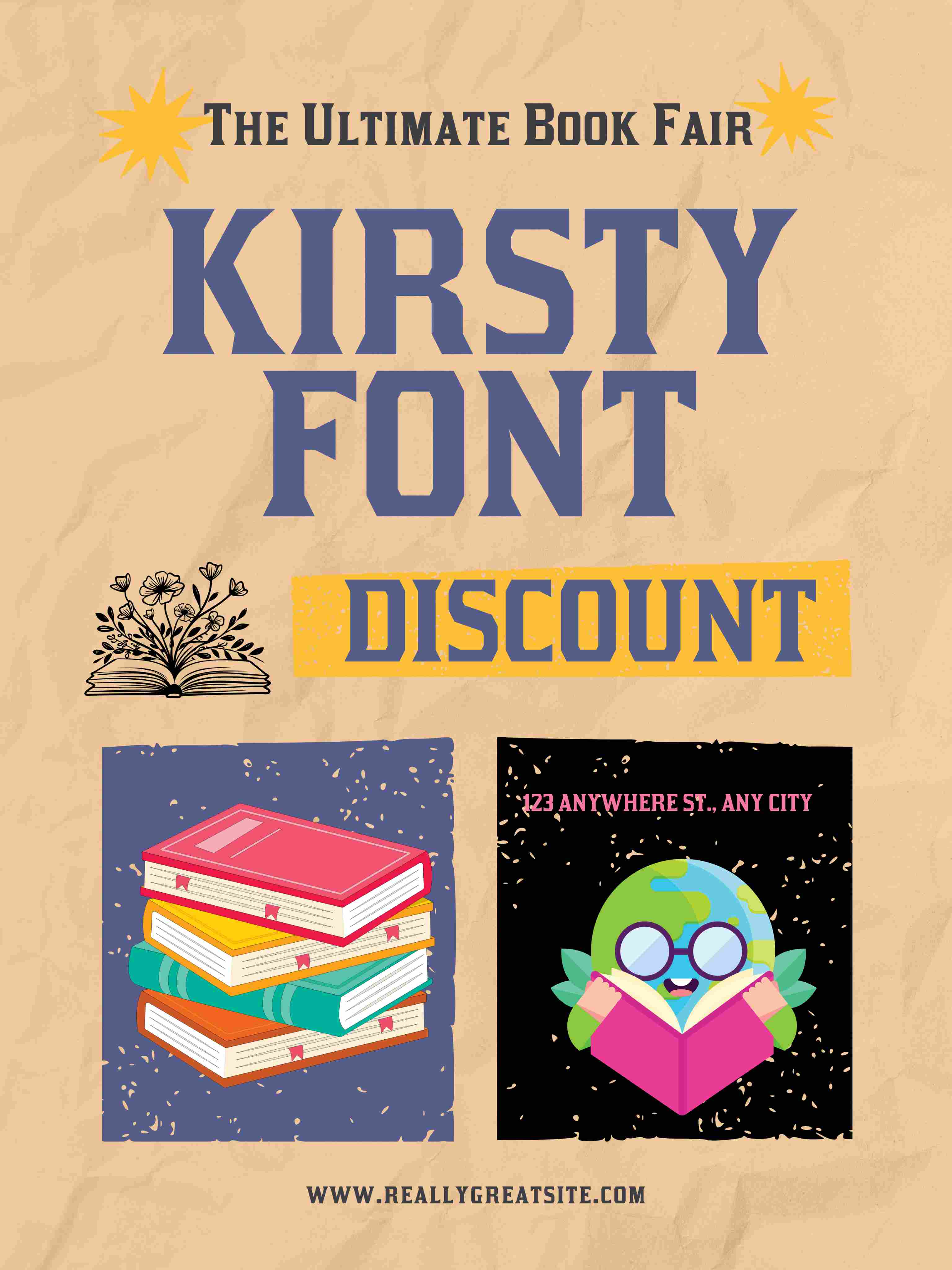 Kirsty Font | Free Font Download | Download Thousands of Fonts for Free Sample Image