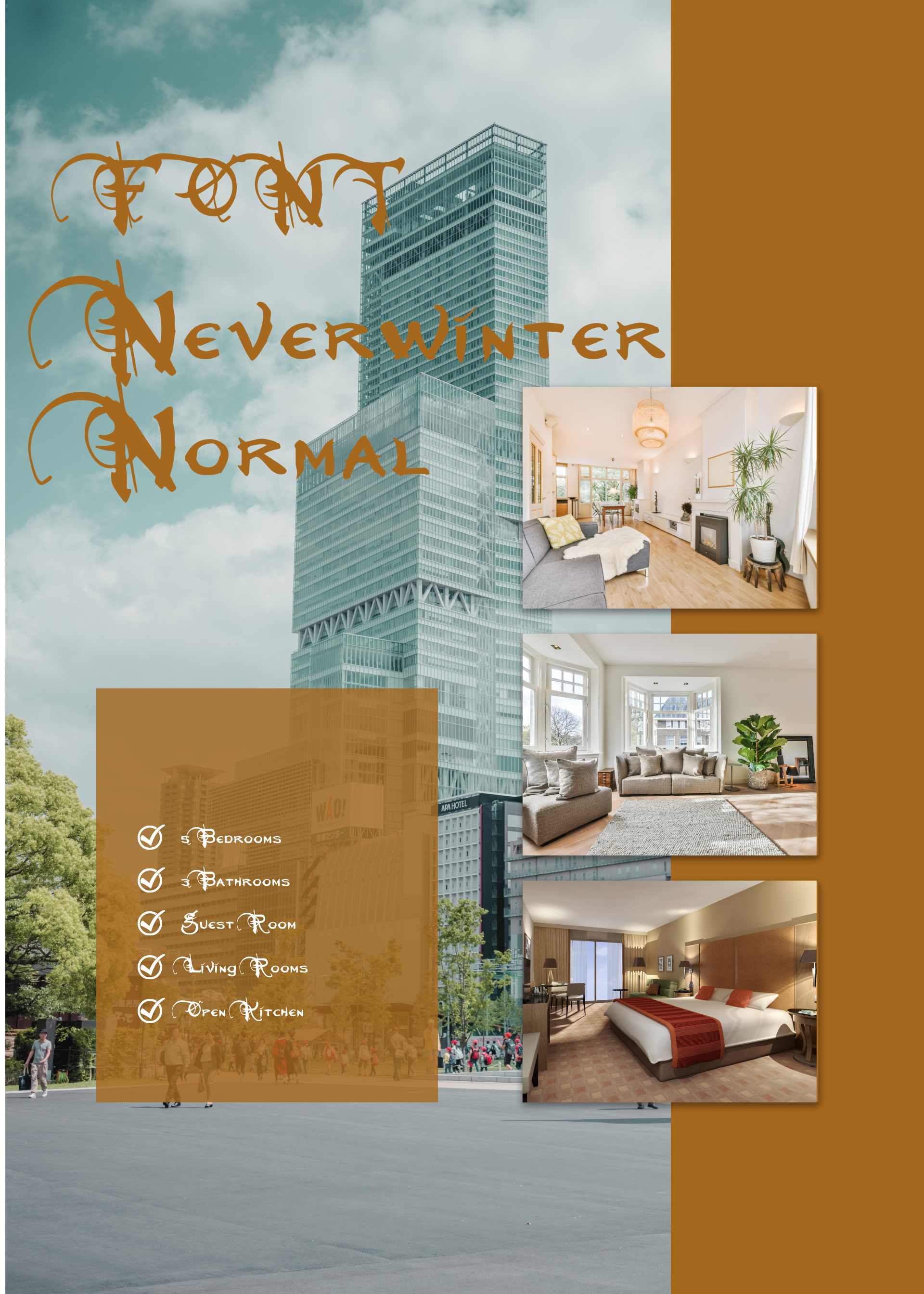 Neverwinter Normal Font | Free Font Download | Download Thousands of Fonts for Free Sample Image
