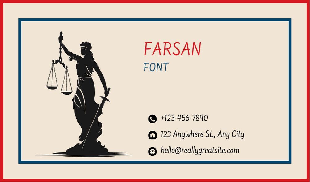 Farsan Regular Font | Free Font Download | Download Thousands of Fonts for Free Sample Image