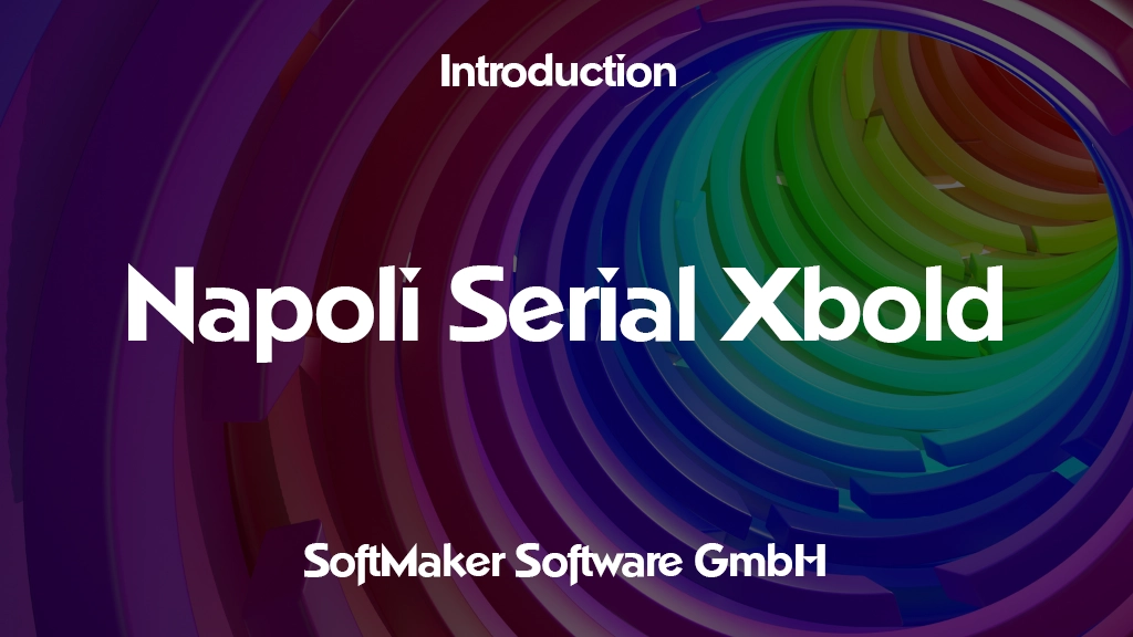 Napoli Serial Xbold Font | Free Font Download | Download Thousands of Fonts for Free Sample Image