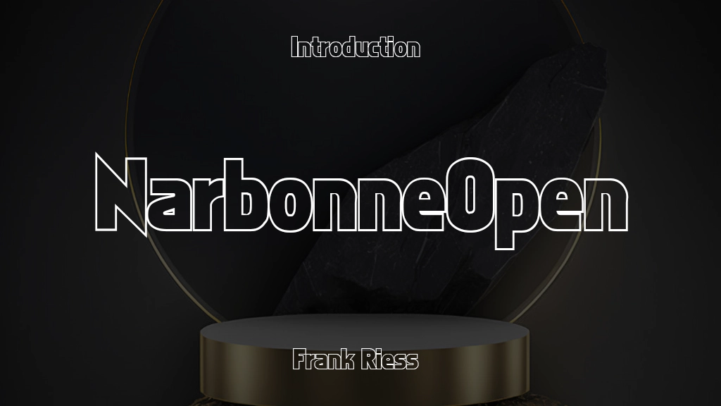 NarbonneOpen Fuente | Descarga gratuita de fuentes | Descarga miles de fuentes gratis Sample Image