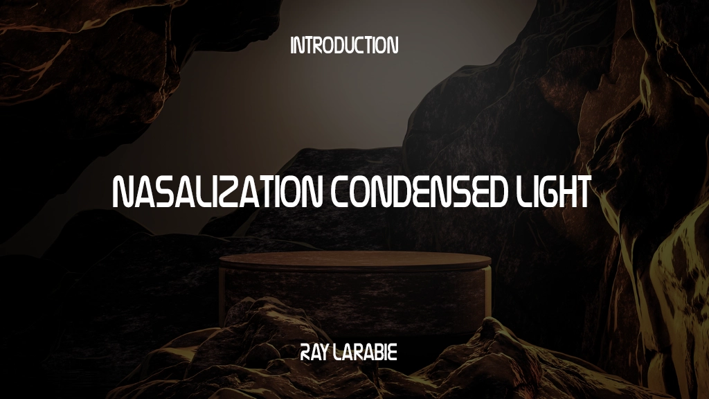 Nasalization Condensed Light Font | Free Font Download | Download Thousands of Fonts for Free Sample Image
