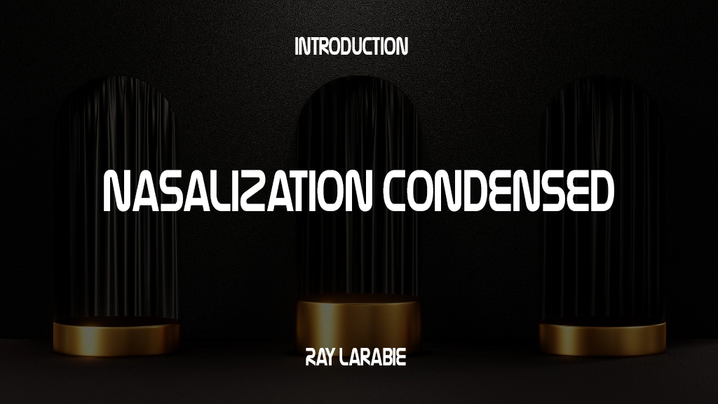 Nasalization Condensed Font | Free Font Download | Download Thousands of Fonts for Free Sample Image