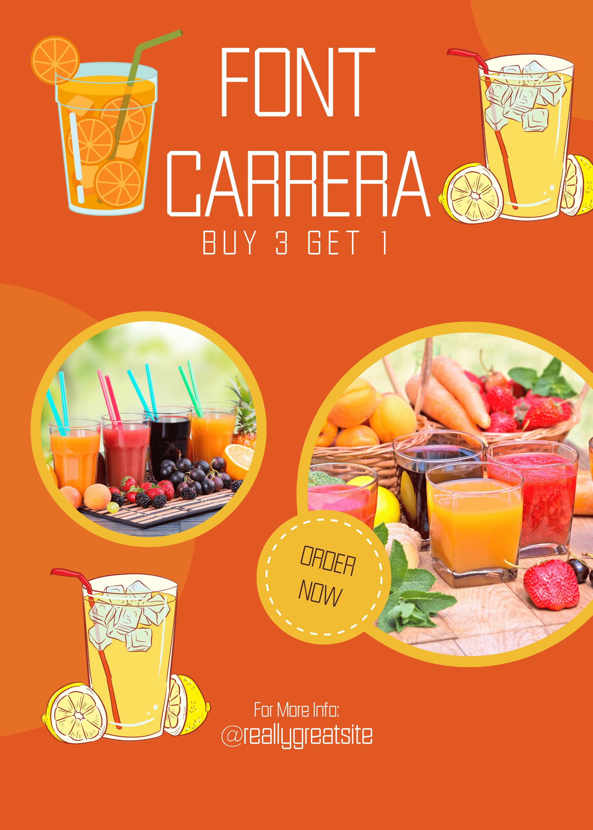 Carrera Font | Free Font Download | Download Thousands of Fonts for Free Sample Image