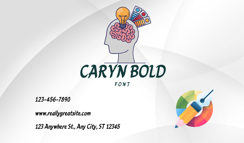 Caryn Bold Font | Free Font Download | Download Thousands of Fonts for Free Sample Image